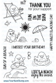 Your Next Stamp Clear Stamp Waddles Beach Fun