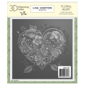 LISA HORTON - 3D Prägefolder und Stanze - Floral Heart