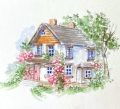 Bild 3 von Art Impressions Stamp Set - Watercolor Cape Cod Houses