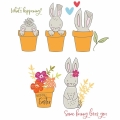 Bild 1 von Sizzix Clear Stamps by Catherine Pooler Bunny Bits & Blooms - Stempel Ostern