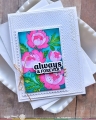 Bild 12 von Waffle Flower  Nesting Postage Collage Peony Stencil - Stencil-Set