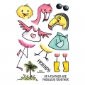 Bild 4 von Stampendous Perfectly Clear Stamps Set -  FransFormer Fun Feathers