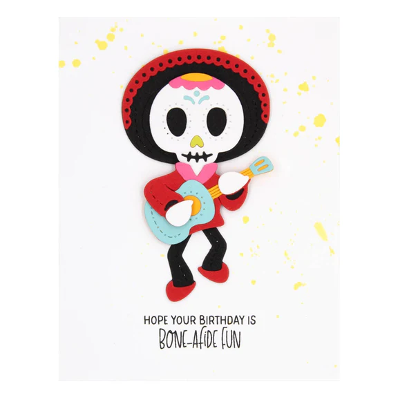 Bild 10 von Spellbinders Dancin' Day of the Dead Boy Etched Dies from the Dancin' Halloween Collecti - Stanz-Set
