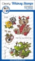 Whimsy Stamps Clear Stamps - Garden Dragons