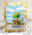 Bild 2 von Whimsy Stamps Clear Stamps -  Fishing Dragons