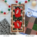 Bild 6 von Whimsy Stamps Slimline Embossing Folder - Holly - Weihnachtsstern