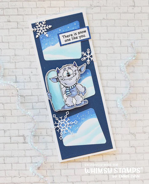 Bild 7 von Whimsy Stamps Clear Stamps  - Snow Monsters