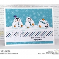 Bild 3 von Gummistempel Stamping Bella Cling Stamp SNOWSUIT PENGUINS