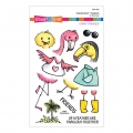 Bild 1 von Stampendous Perfectly Clear Stamps Set -  FransFormer Fun Feathers