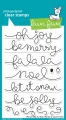 Bild 1 von Lawn Fawn Clear Stamps -  winter big scripty words