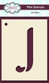 Bild 11 von Creative Expressions Mini Stencil - Buchstaben A-Z