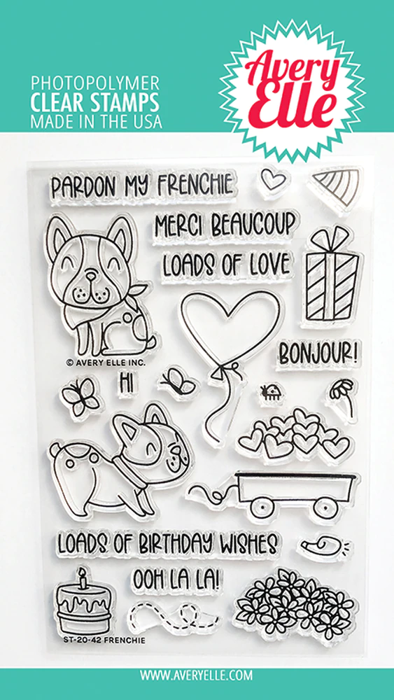 Avery Elle Clear Stamps - Frenchie - Französische Bulldogge