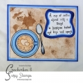 Bild 2 von Crackerbox & Suzy Stamps Cling - Gummistempel Coffee Cup Top View and Hearts
