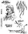 The Art of Brett Weldele Cling Mount Stamps Gummistempel - Ship Captain