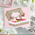 Bild 12 von Waffle Flower  Boxed Cupcakes Stencil - Stencilschablone Cupcake