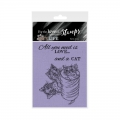 For the love of...Stamps by Hunkydory - It's A Cat's Life Clear Stamp - Kitty Cats