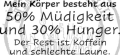 StempelBar Stempelgummi Müdigkeit/Hunger