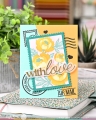 Bild 14 von Waffle Flower  Nesting Postage Collage Peony Stencil - Stencil-Set
