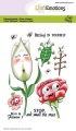 CraftEmotions Stempel - clearstamps A6 - Bugs & Flowers 1 Carla Creaties
