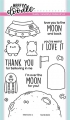 Heffy Doodle Clear Stamps Set -  You're Weird - Stempel Du bist komisch