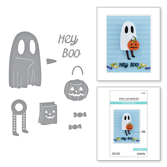 Bild 8 von Spellbinders Dancin' Ghost Etched Dies from the Boo Dance Party Collection - Stanz-Set
