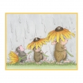 Bild 4 von Spellbinders Spring Rain Cling Rubber Stamp Set - House Mouse Stempelgummi