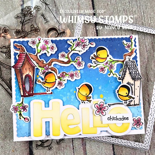 Bild 10 von Whimsy Stamps Die Stanze  -  Hello Word and Shadow