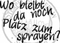 StempelBar Stempelgummi Platz zum sprayen