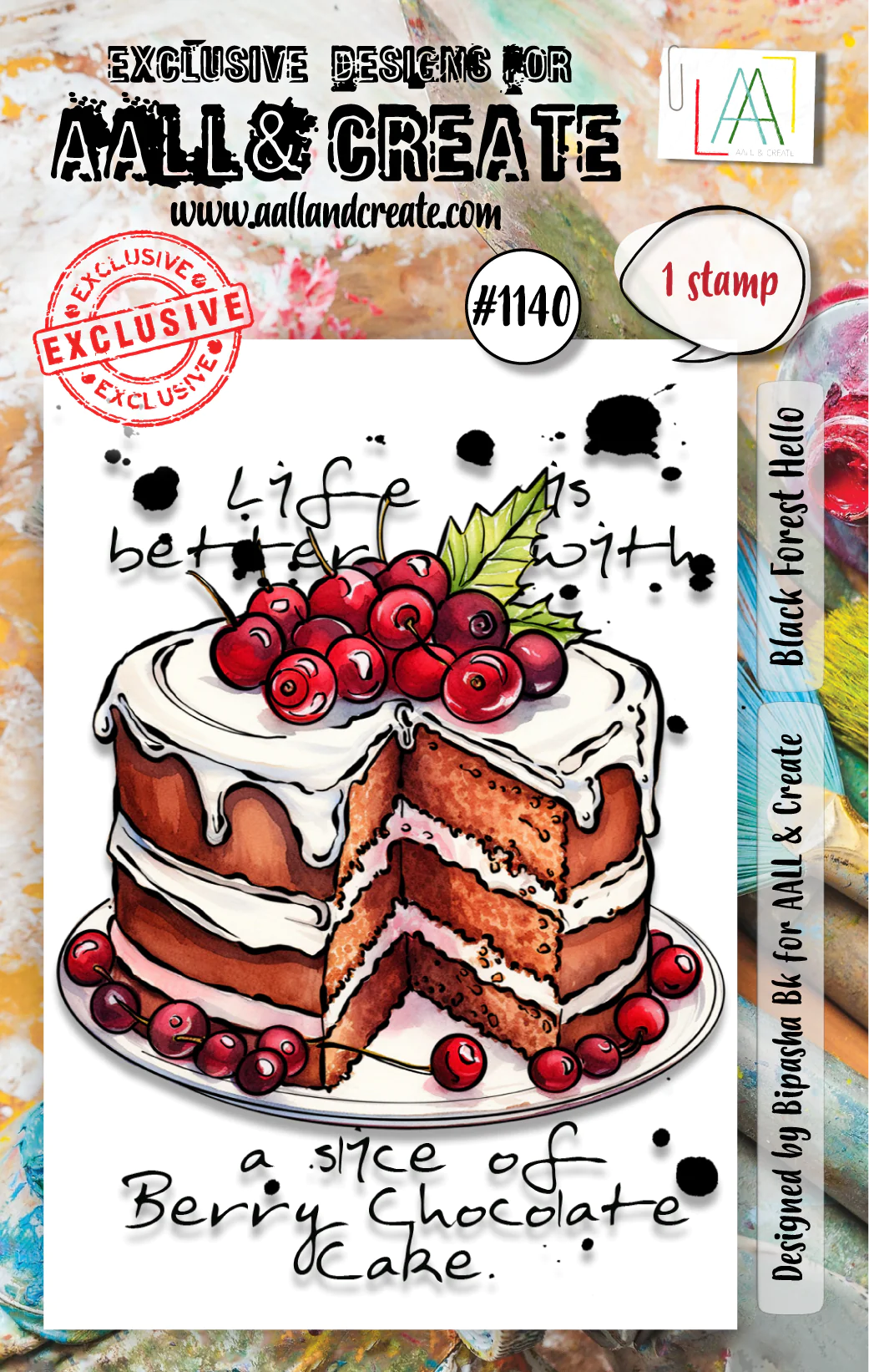 AALL & Create Clear Stamps - BLACK FOREST HELLO