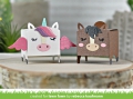 Bild 2 von Lawn Fawn Cuts  - Stanzschablone Tiny Gift Box Unicorn and Horse Add-On