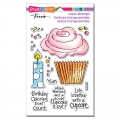 Stampendous POP Cupcake Perfectly Clear Stamps Set