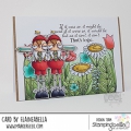 Bild 2 von Gummistempel Stamping Bella Cling Stamp ODDBALLS TWEEDLE DEE AND TWEEDLE DUM RUBBERSTAMP