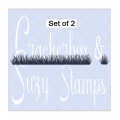 Crackerbox & Suzy Stamps Cling - Gummistempel Grass Set