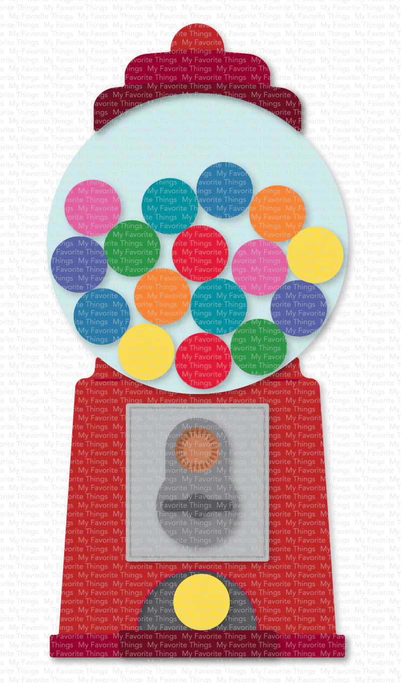 Bild 2 von My Favorite Things - Gumball Machine Die-namics - Stanze Kaugummiautomat