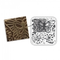 Sizzix Prägefolder Deco Emboss Die Butterfly Swirls