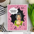 Bild 3 von Whimsy Stamps Rubber Cling Stamp  - WTF?! Background  Gummistempel 