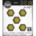 Sizzix Thinlits Dies Stanzschablone By Tim Holtz Stacked Tiles, Hexagons - Sechseck