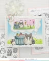 Bild 8 von Mama Elephant - Clear Stamps PLAYFUL RACCOONS