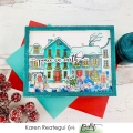 Bild 6 von Picket Fence Studios Clear Stamps - Winter has Come to Town - Häuser Winter