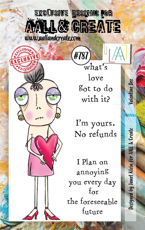 AALL & Create Clear Stamps - Valentine Dee