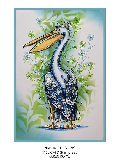 Bild 9 von Pink Ink Designs - Stempel Pelican - Pelikan