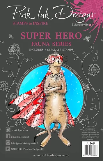Bild 15 von Pink Ink Designs - Stempel Super Hero - Erdmännchen