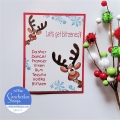 Bild 3 von Crackerbox & Suzy Stamps Cling - Gummistempel Side Reindeer - Rentier