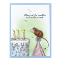 Bild 3 von Spellbinders Top Notch Birthday Cling Rubber Stamp Set - House Mouse Stempelgummi