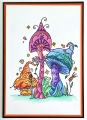 Bild 6 von IndigoBlu Gummistempel - Frank the Faerie A5 Red Rubber Stamp by Janine Gerard-Shaw