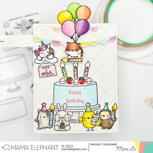Bild 2 von Mama Elephant - Clear Stamps CELEBRATION CAKE