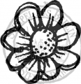 Bild 2 von StempelBar Ministempel - Blume 3  / (Stempel) Halmakegel - montiert