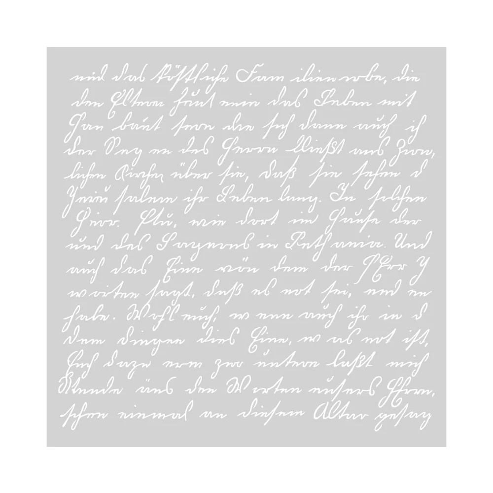Hero Arts Stencil - Script