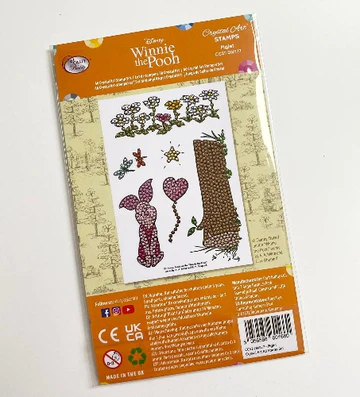 Bild 4 von Disney Winnie The Pooh A6 Crystal Art Stamp - Piglet - Clear Stamps Ferkel