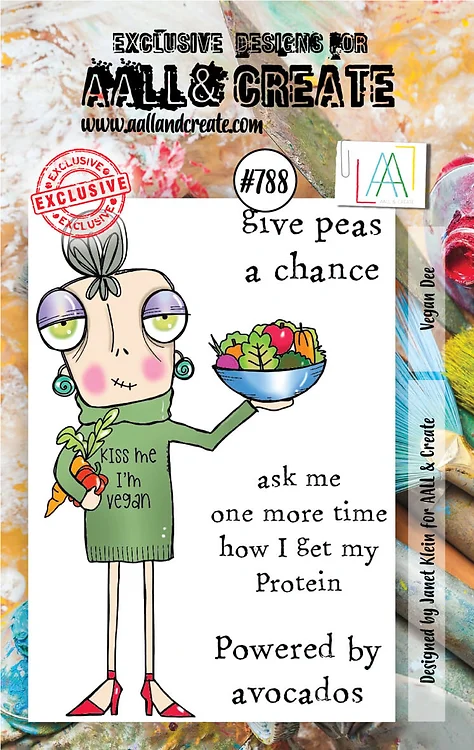AALL & Create Clear Stamps - Vegan Dee